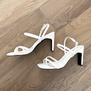 White Strappy Sandals